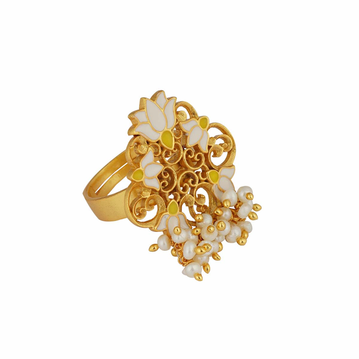 To My Daughter Gold Tulip Flower Ring – Svana Design