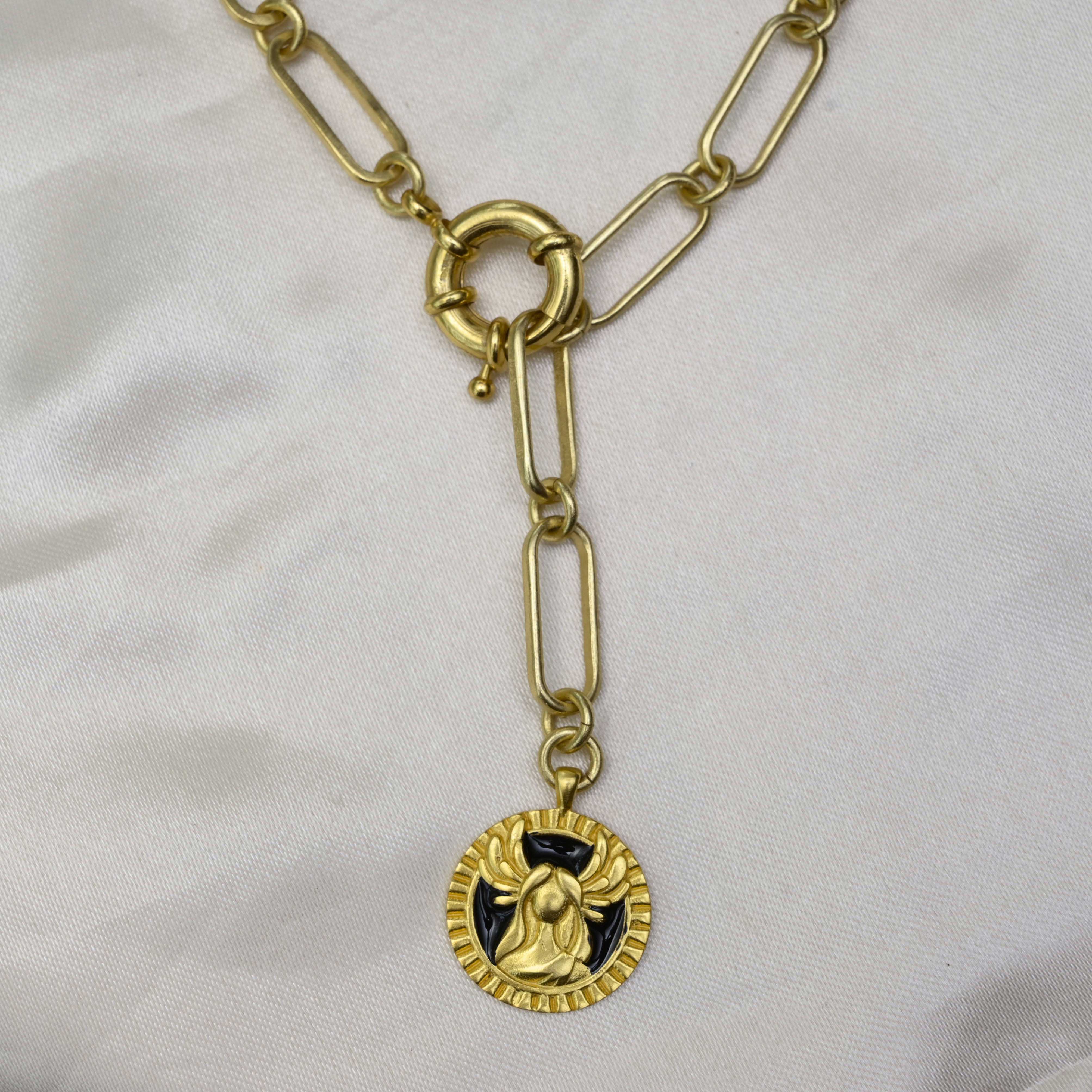 Virgo Astrology Coin Necklace | TOA