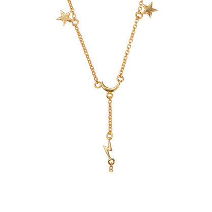 Star Crossed Lover Lariat Necklace