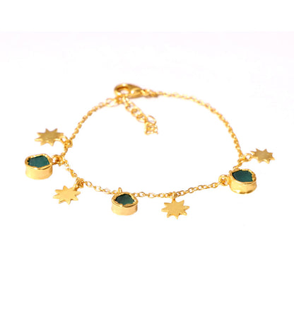 Stars of Dreams Green Bracelet