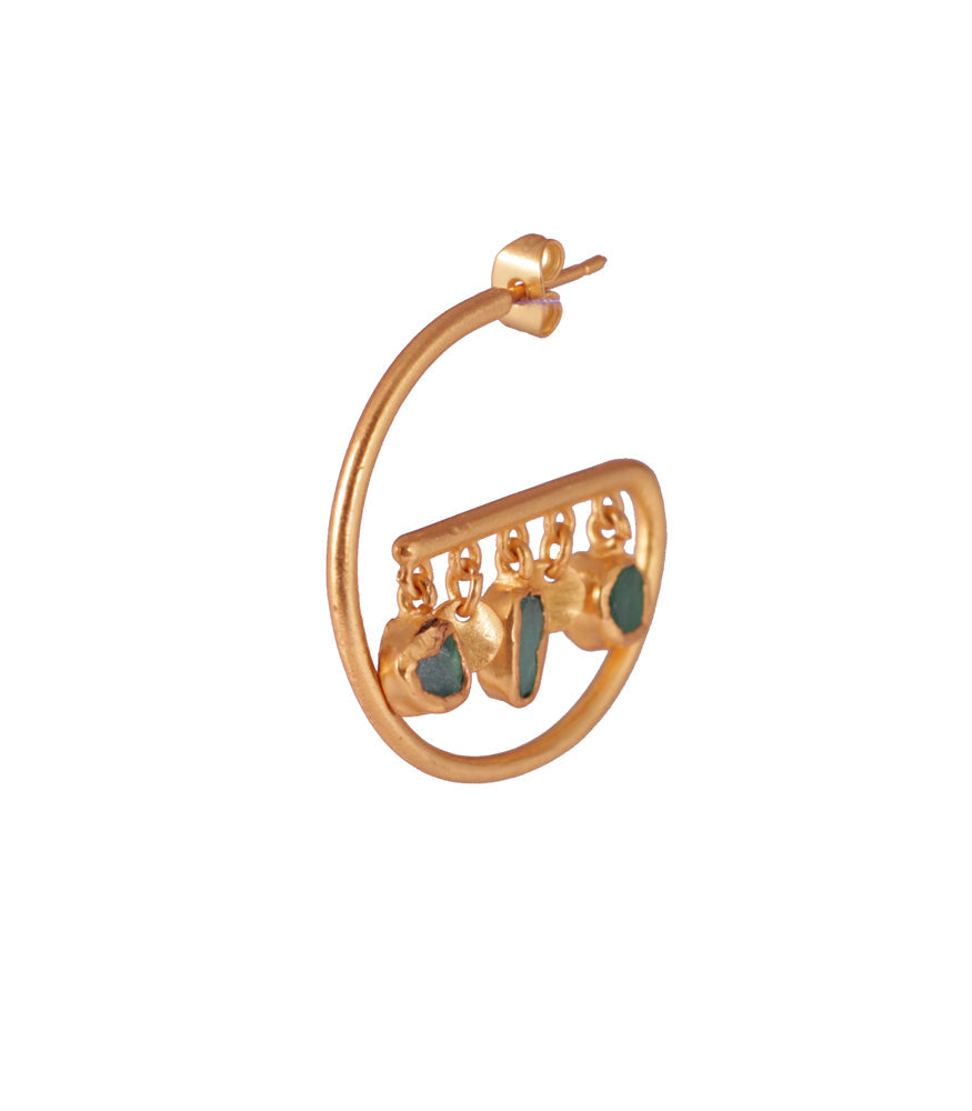 14 Kt Yellow Gold 0.50 Ct Diamond Hoop Earrings – J'evar