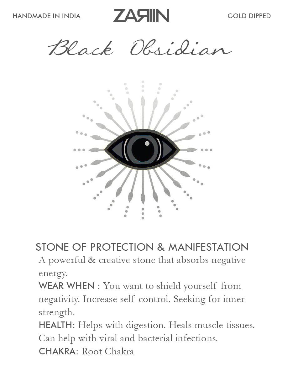 Black Obsidian Healing Ring